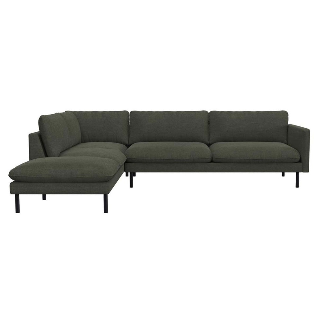 Ecksofa Bolzano in Stoff Melina