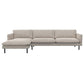 Ecksofa Bolzano in Stoff Melina - 1244 simply beige / Longchair links - Ecksofa Stoff
