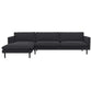 Ecksofa Bolzano in Stoff Melina - 1241 deep grey / Longchair links - Ecksofa Stoff