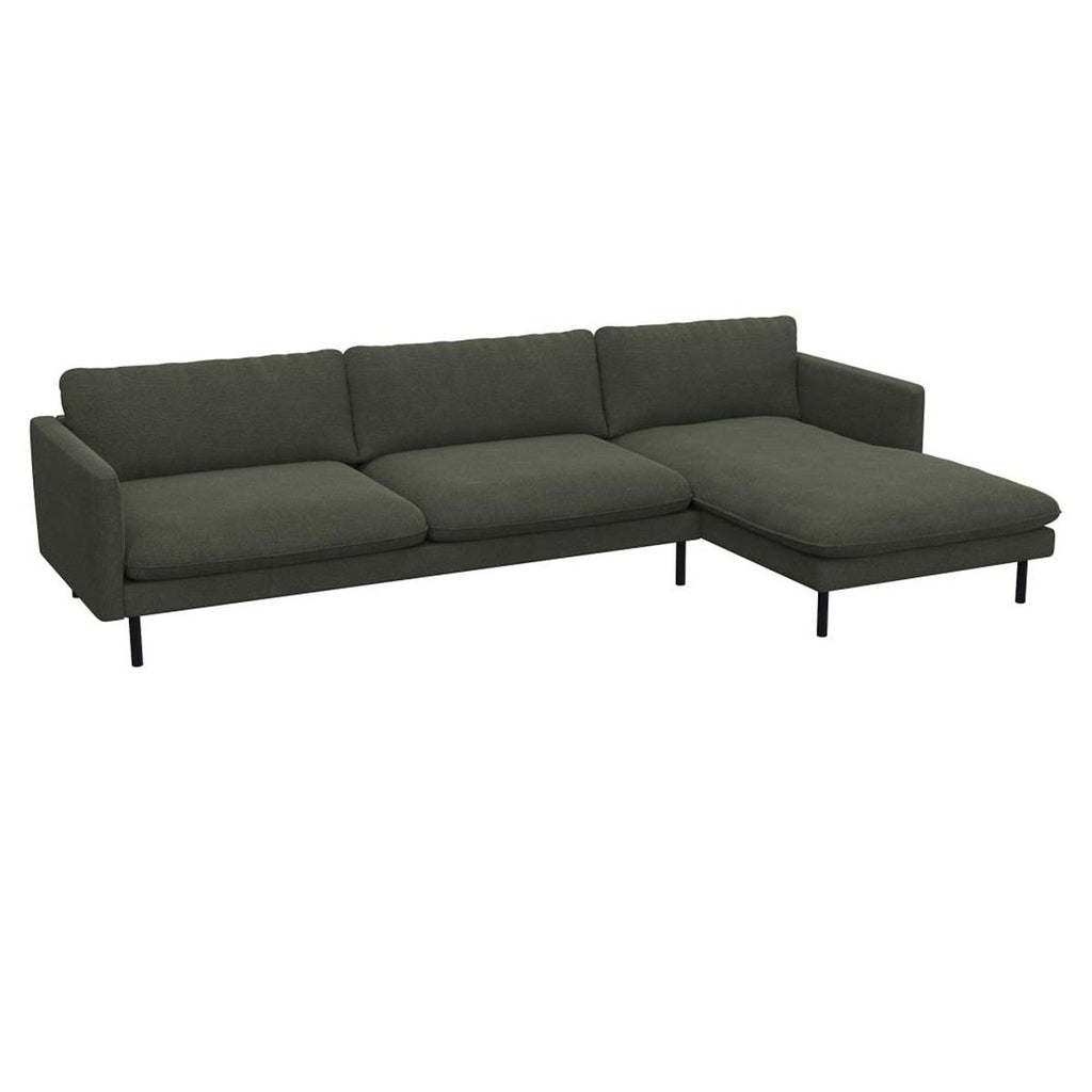 Ecksofa Bolzano in Stoff Melina