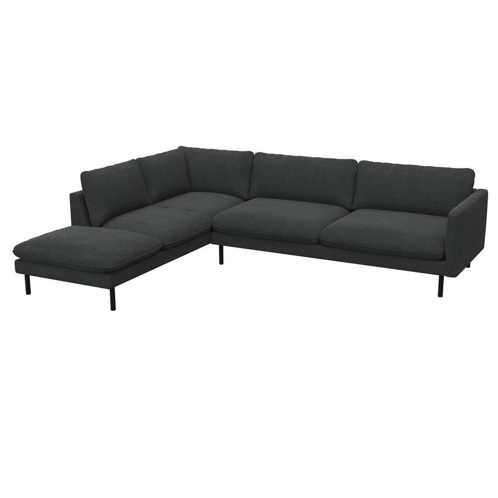 Ecksofa Bolzano in Stoff Melina