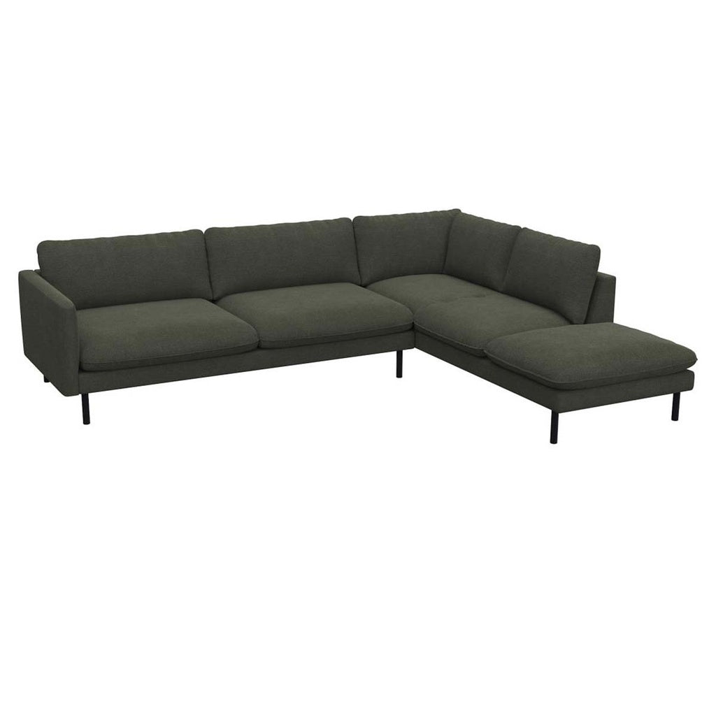 Ecksofa Bolzano in Stoff Melina