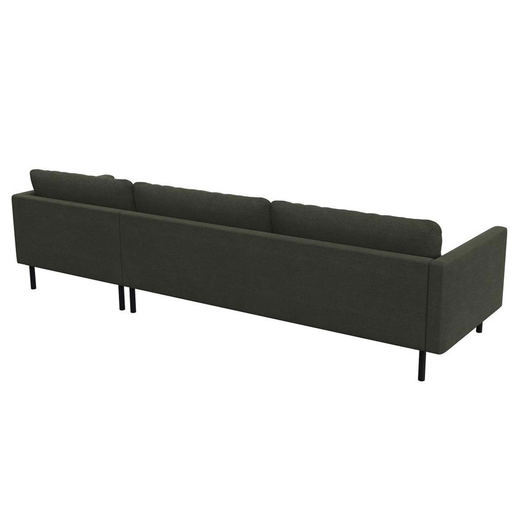 Ecksofa Bolzano in Stoff Melina