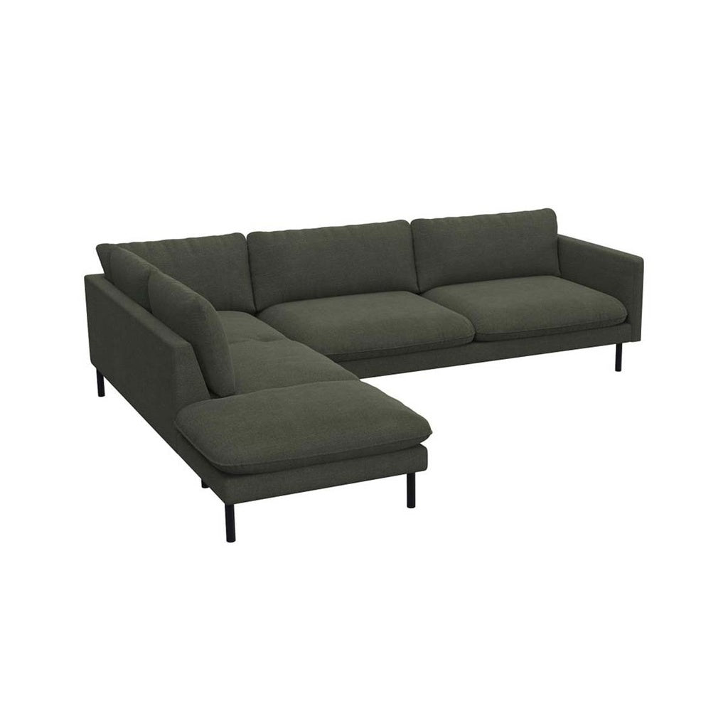 Ecksofa Bolzano in Stoff Melina