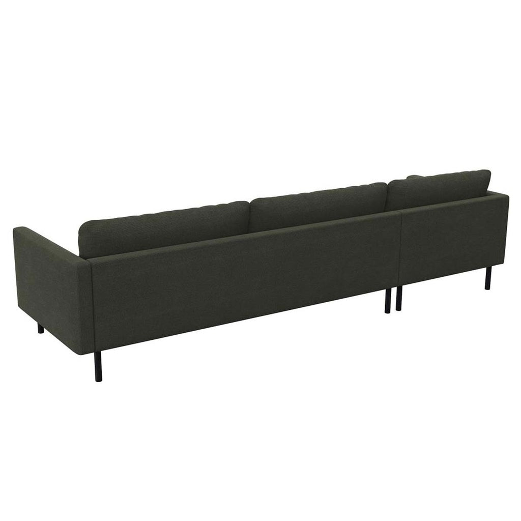 Ecksofa Bolzano in Stoff Melina