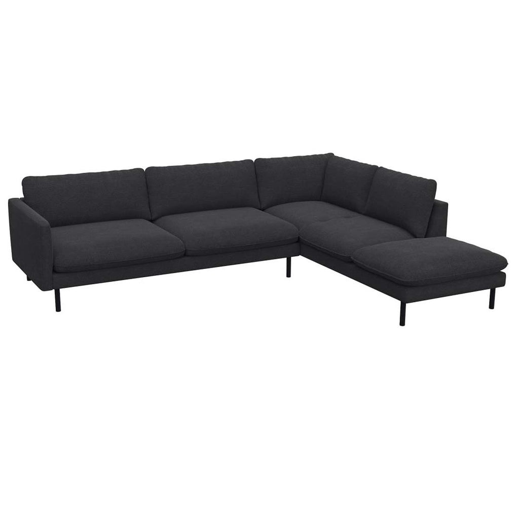Ecksofa Bolzano in Stoff Melina