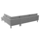 Ecksofa Bolzano in Stoff Melina - Ecksofa Stoff