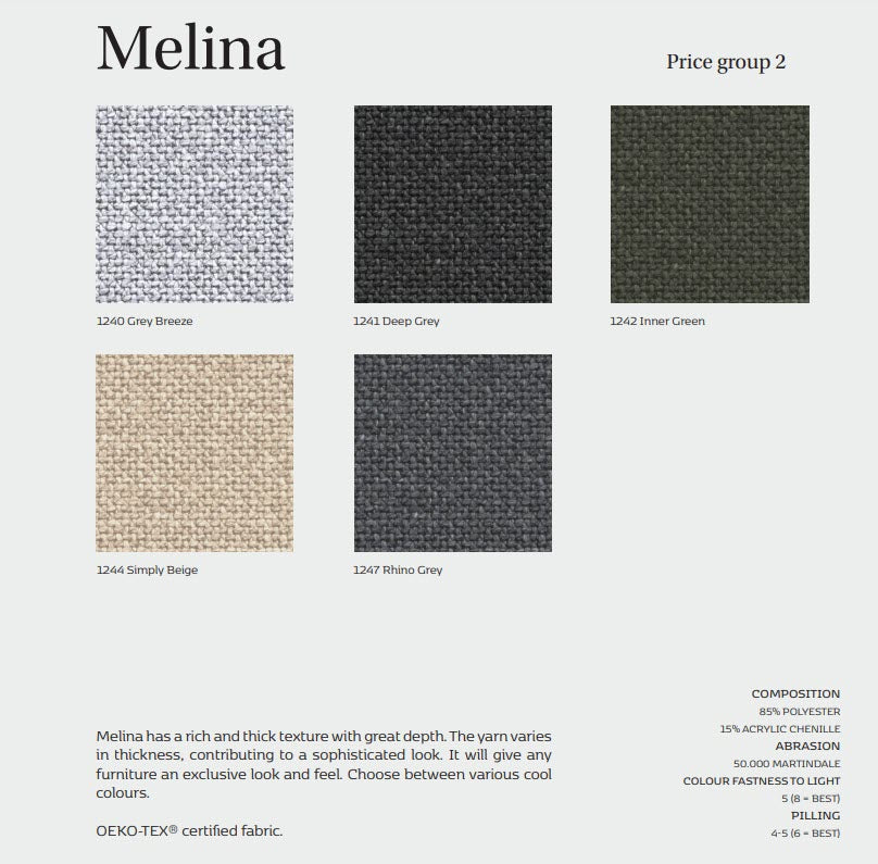 Ecksofa Bolzano in Stoff Melina - Ecksofa Stoff