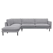 Ecksofa Bolzano in Stoff Melina