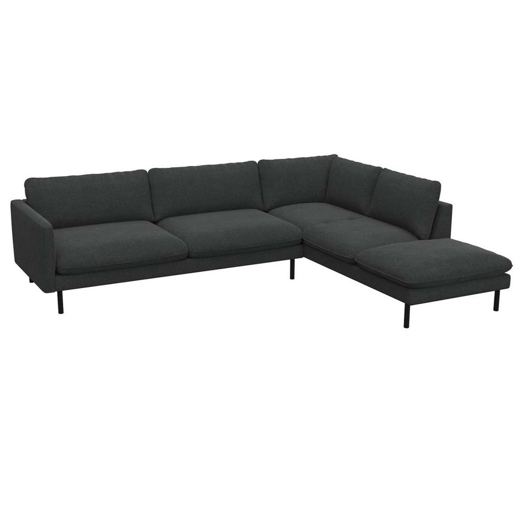 Ecksofa Bolzano in Stoff Melina