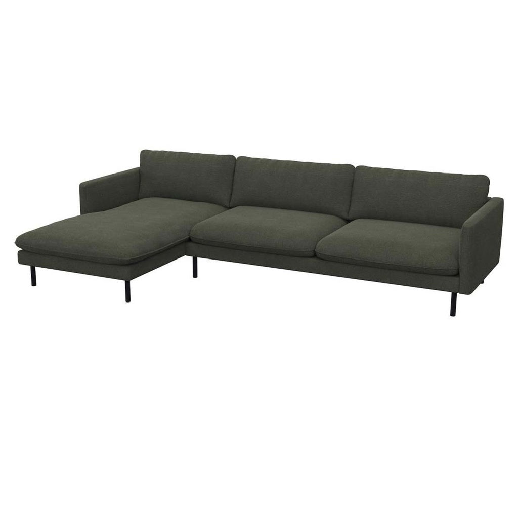 Ecksofa Bolzano in Stoff Melina