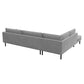 Ecksofa Bolzano in Stoff Melina - Ecksofa Stoff