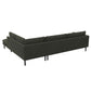 Ecksofa Bolzano in Stoff Melina - Ecksofa Stoff