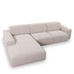 Ecksofa EASTPORT in Stoff Cosmopolitan silver - Ecksofa Stoff
