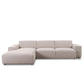 Ecksofa EASTPORT in Stoff Cosmopolitan silver - Ecksofa Stoff