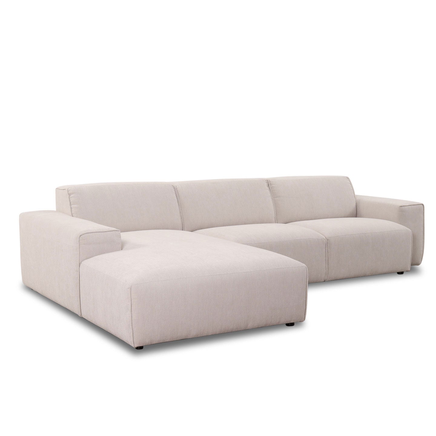 Ecksofa EASTPORT in Stoff Cosmopolitan silver - Ecksofa Stoff