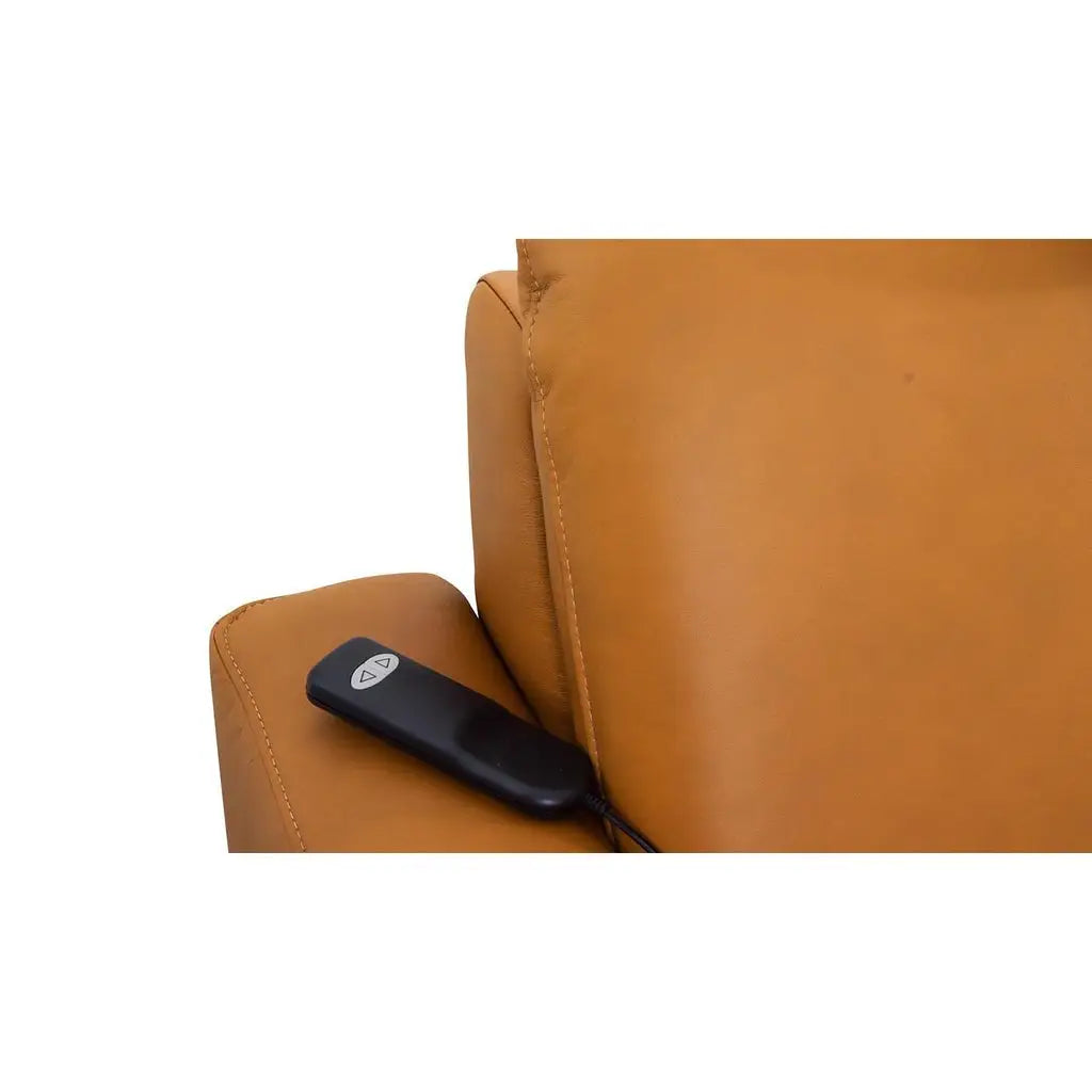 Ecksofa EM20028 in Leder Vivre kurkuma - Ecksofa Leder