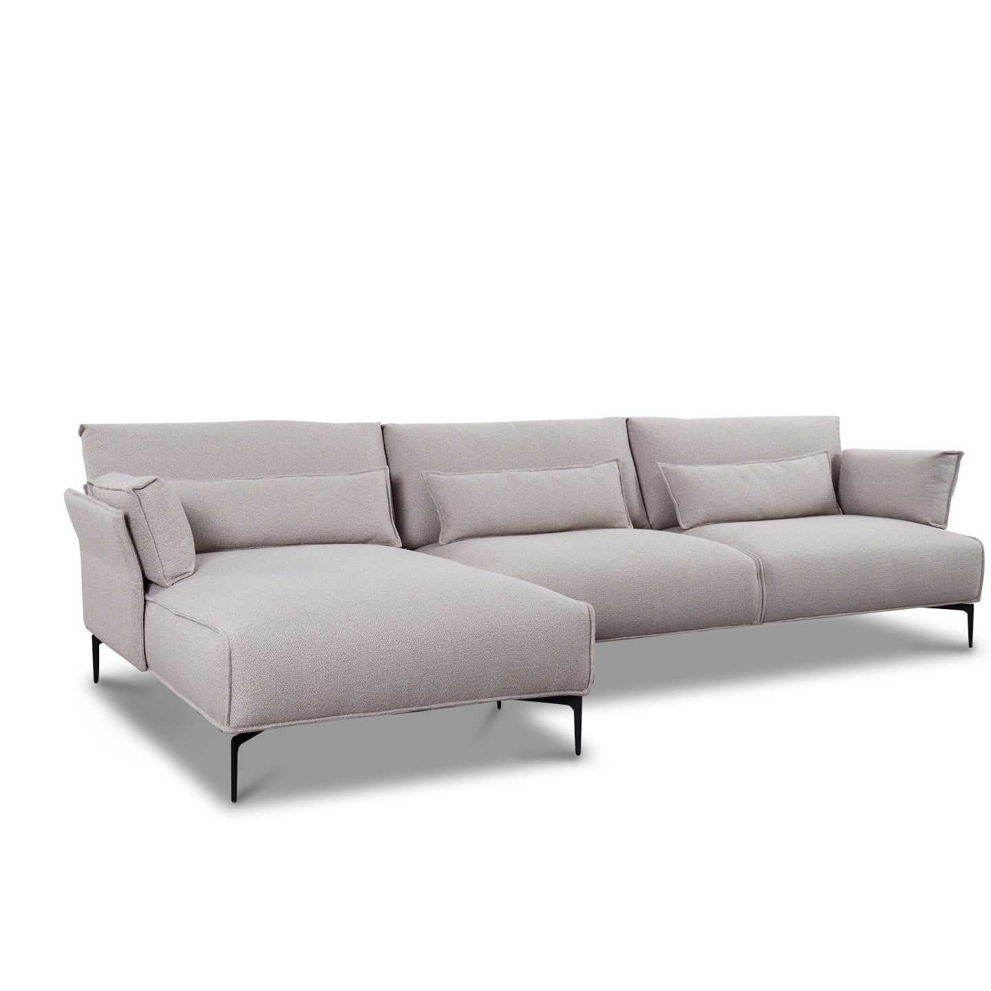 Ecksofa FEUILLE in Stoff Santos - Ecksofa Stoff