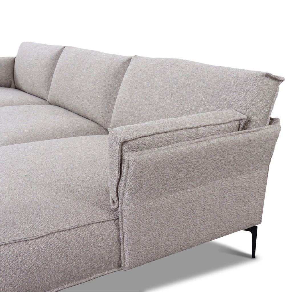 Ecksofa FEUILLE in Stoff Santos - Ecksofa Stoff
