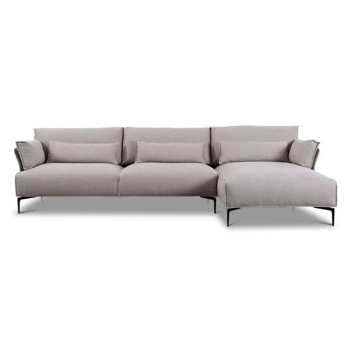 Bild 1 in Galerieansicht laden. Ecksofa FEUILLE in Stoff Santos - vorstehend rechts - Ecksofa Stoff