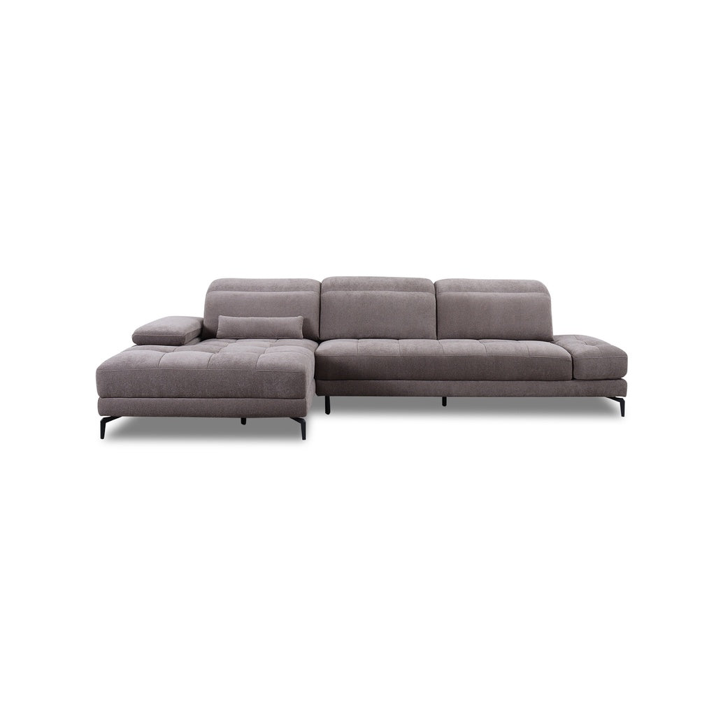 Ecksofa KF8335 in Stoff mit Motor - Sitzdesign