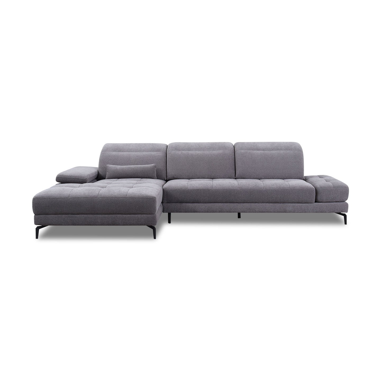 Ecksofa KF8335 in Stoff mit Motor - Sitzdesign