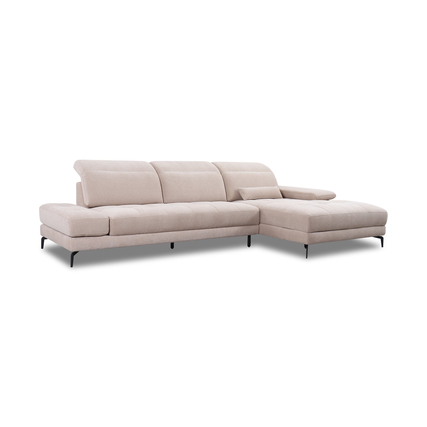 Ecksofa KF8335 in Stoff mit Motor - Ecksofa Stoff