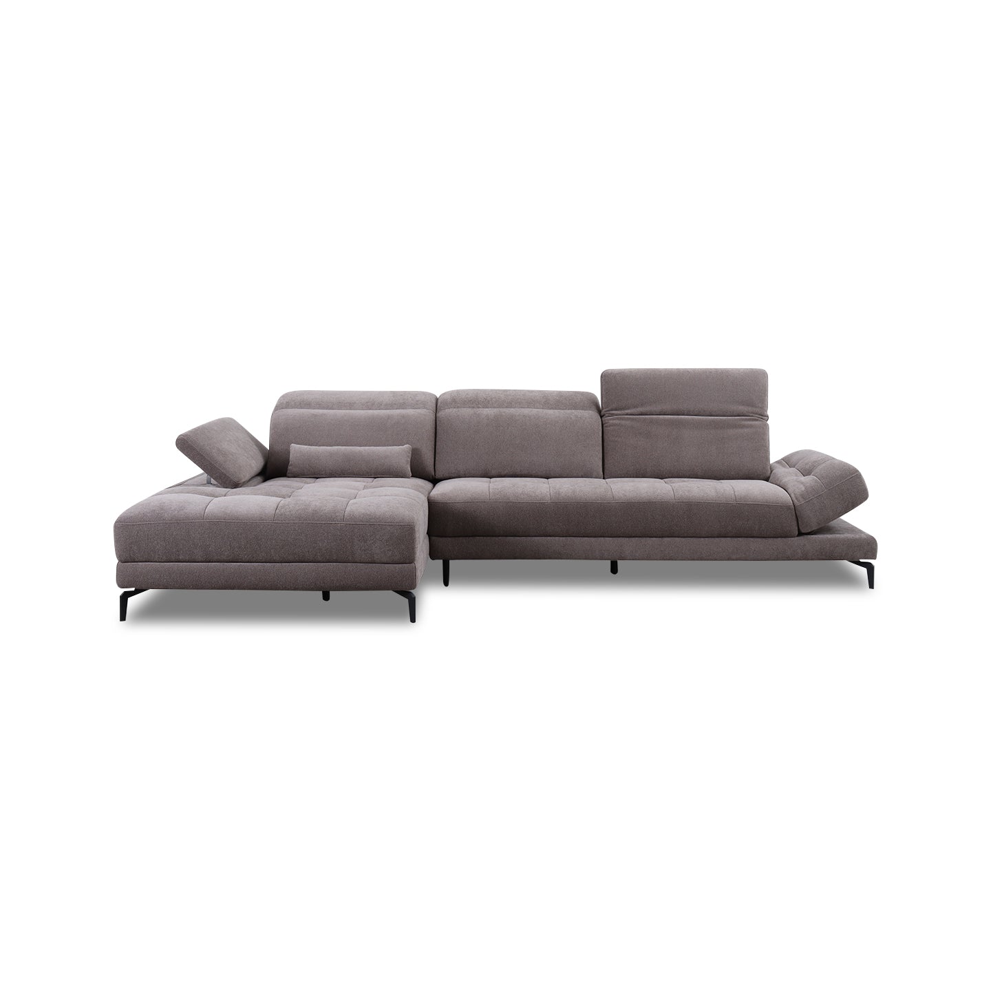 Ecksofa KF8335 in Stoff mit Motor - Ecksofa Stoff