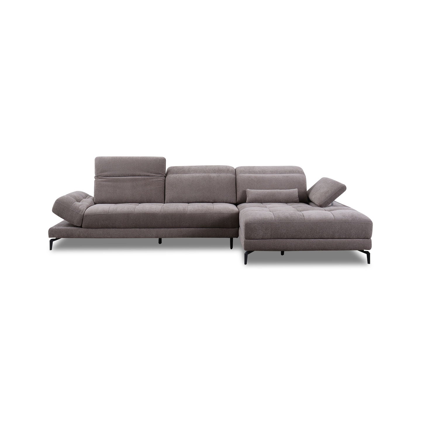 Ecksofa KF8335 in Stoff mit Motor - Ecksofa Stoff