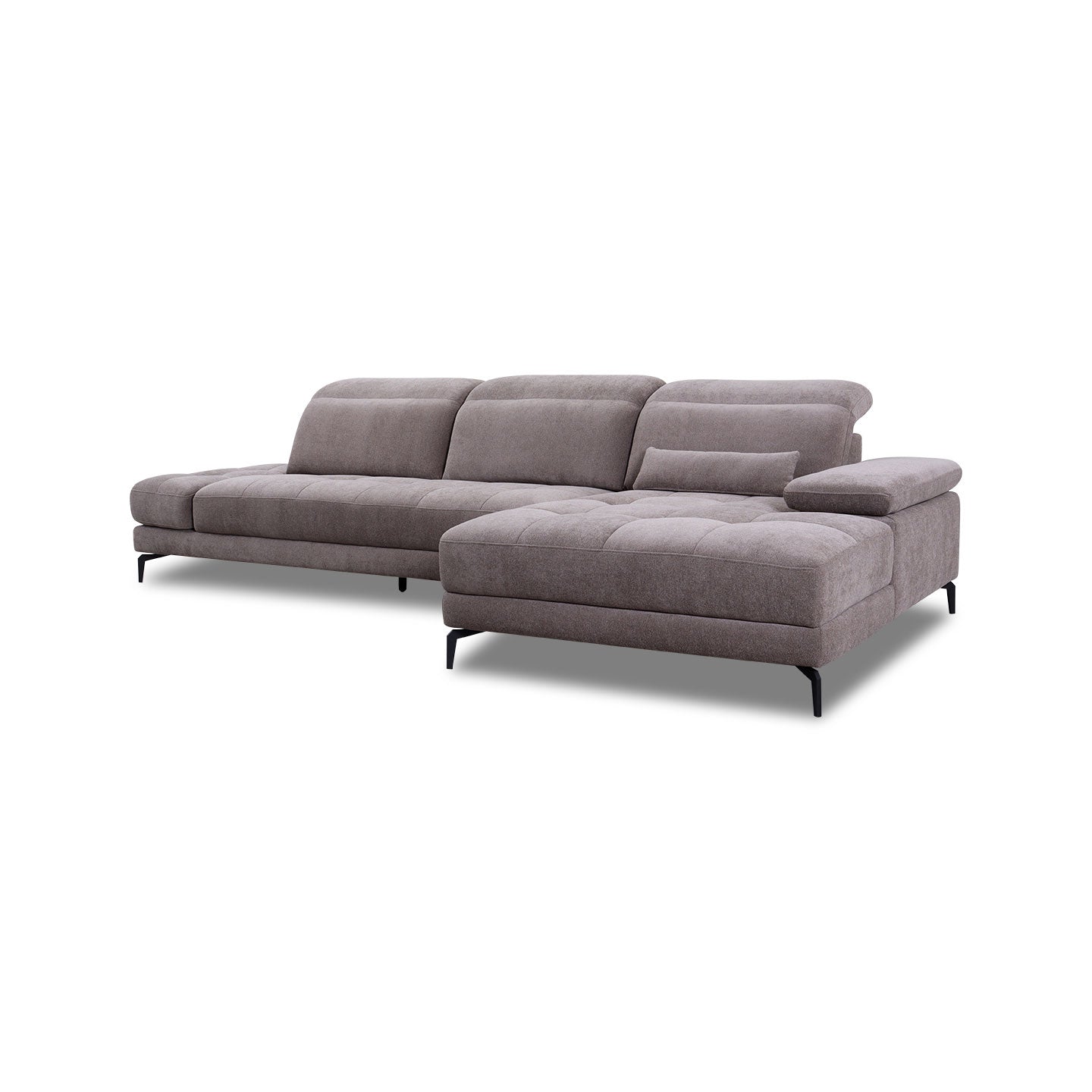 Ecksofa KF8335 in Stoff mit Motor - Ecksofa Stoff