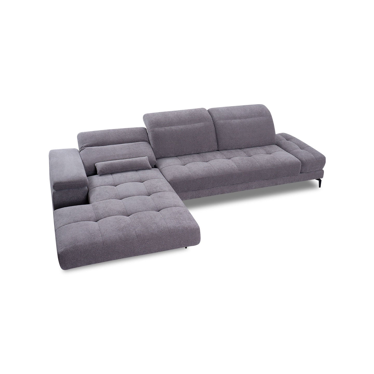 Ecksofa KF8335 in Stoff mit Motor - Ecksofa Stoff