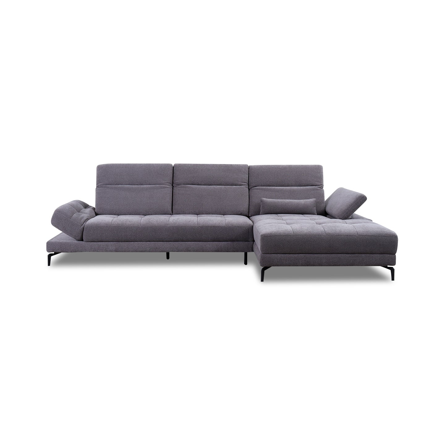 Ecksofa KF8335 in Stoff mit Motor - Ecksofa Stoff