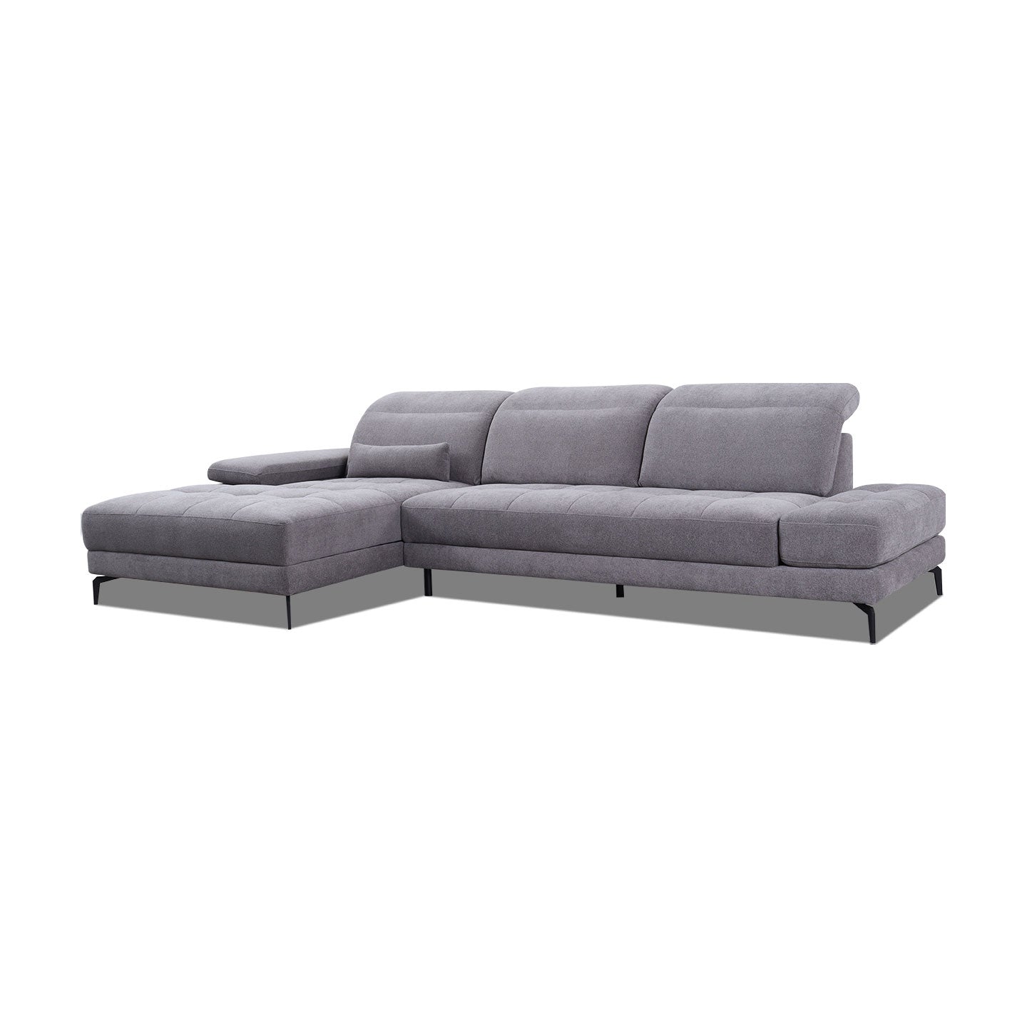 Ecksofa KF8335 in Stoff mit Motor - Ecksofa Stoff