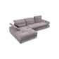 Ecksofa KF8335 in Stoff mit Motor - Ecksofa Stoff
