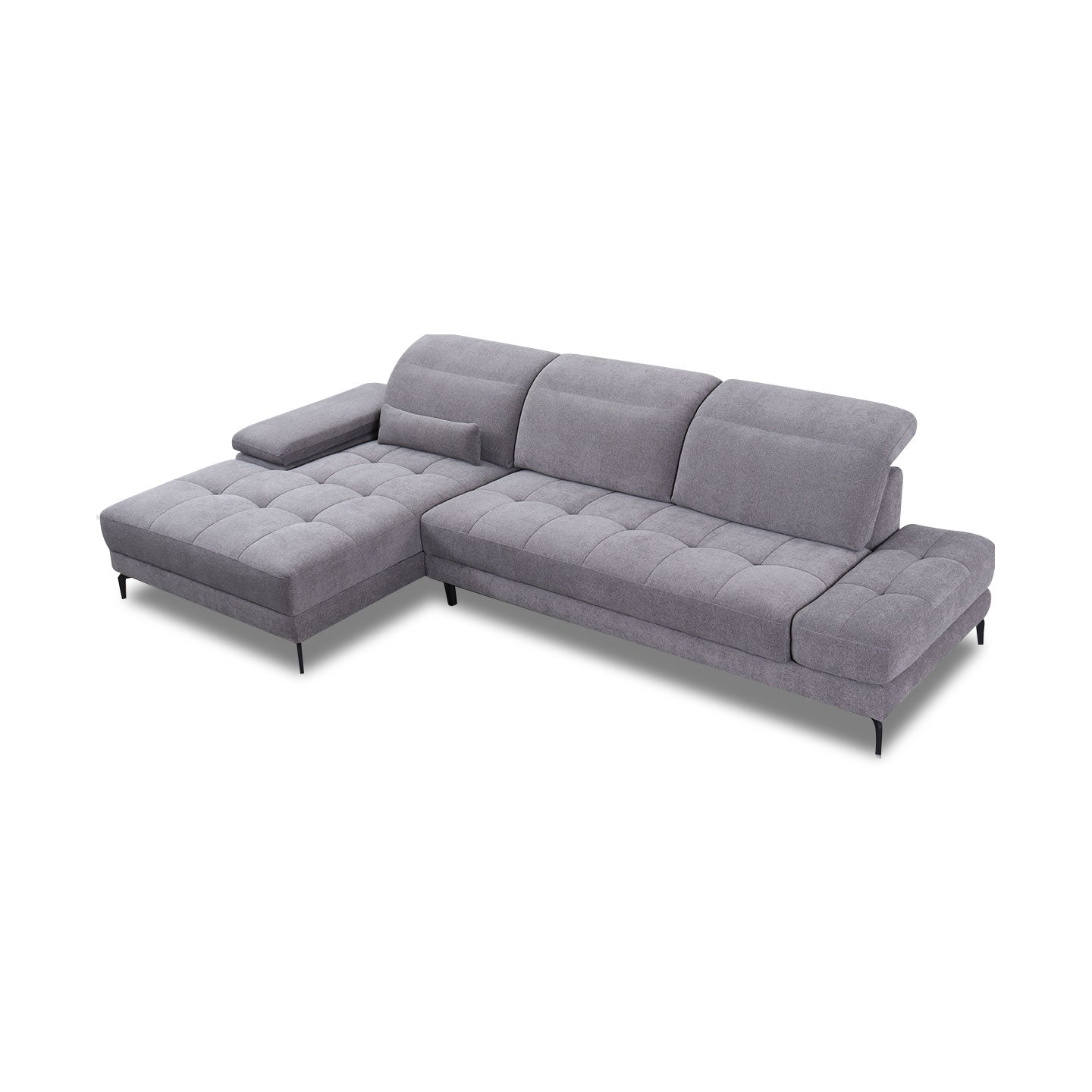 Ecksofa KF8335 in Stoff mit Motor - Ecksofa Stoff