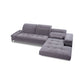 Ecksofa KF8335 in Stoff mit Motor - Ecksofa Stoff