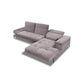 Ecksofa KF8335 in Stoff mit Motor - Ecksofa Stoff