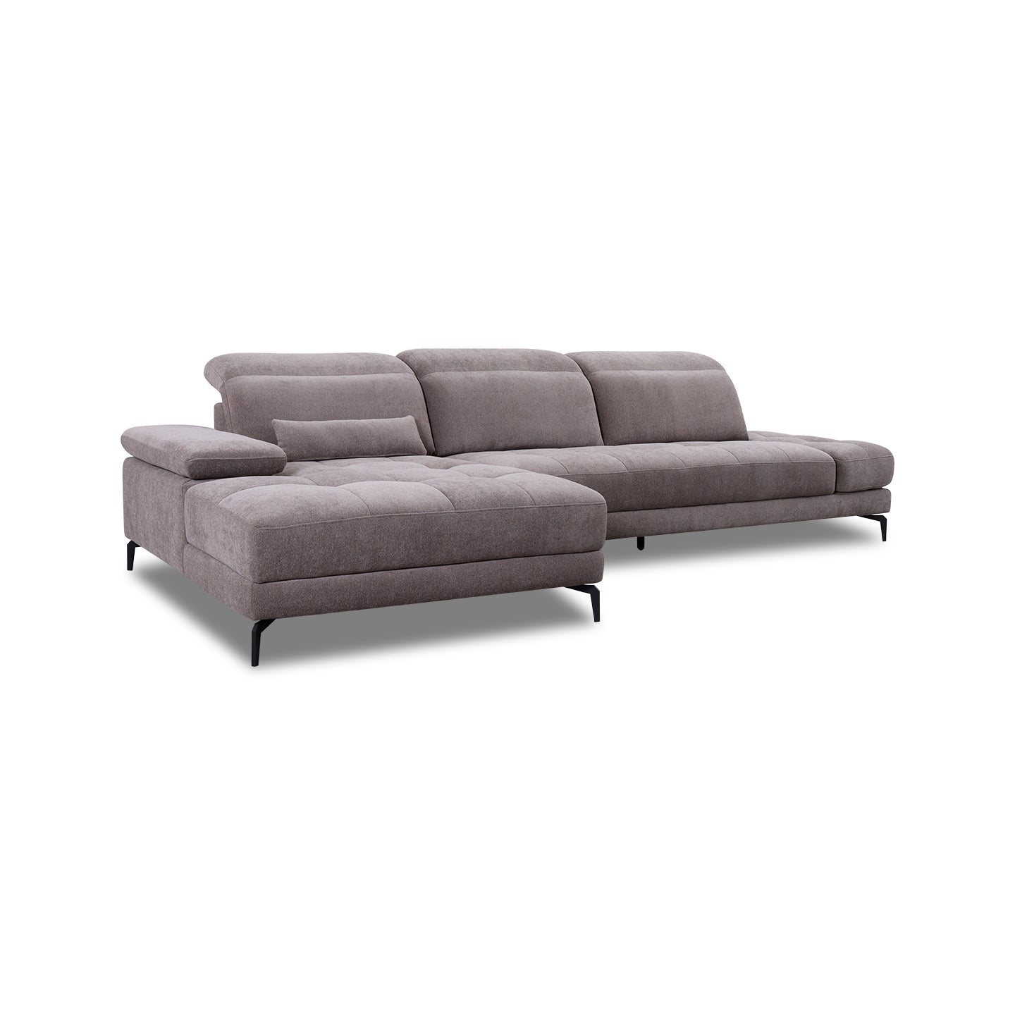 Ecksofa KF8335 in Stoff mit Motor - Ecksofa Stoff