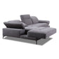 Ecksofa KF8335 in Stoff mit Motor - Ecksofa Stoff