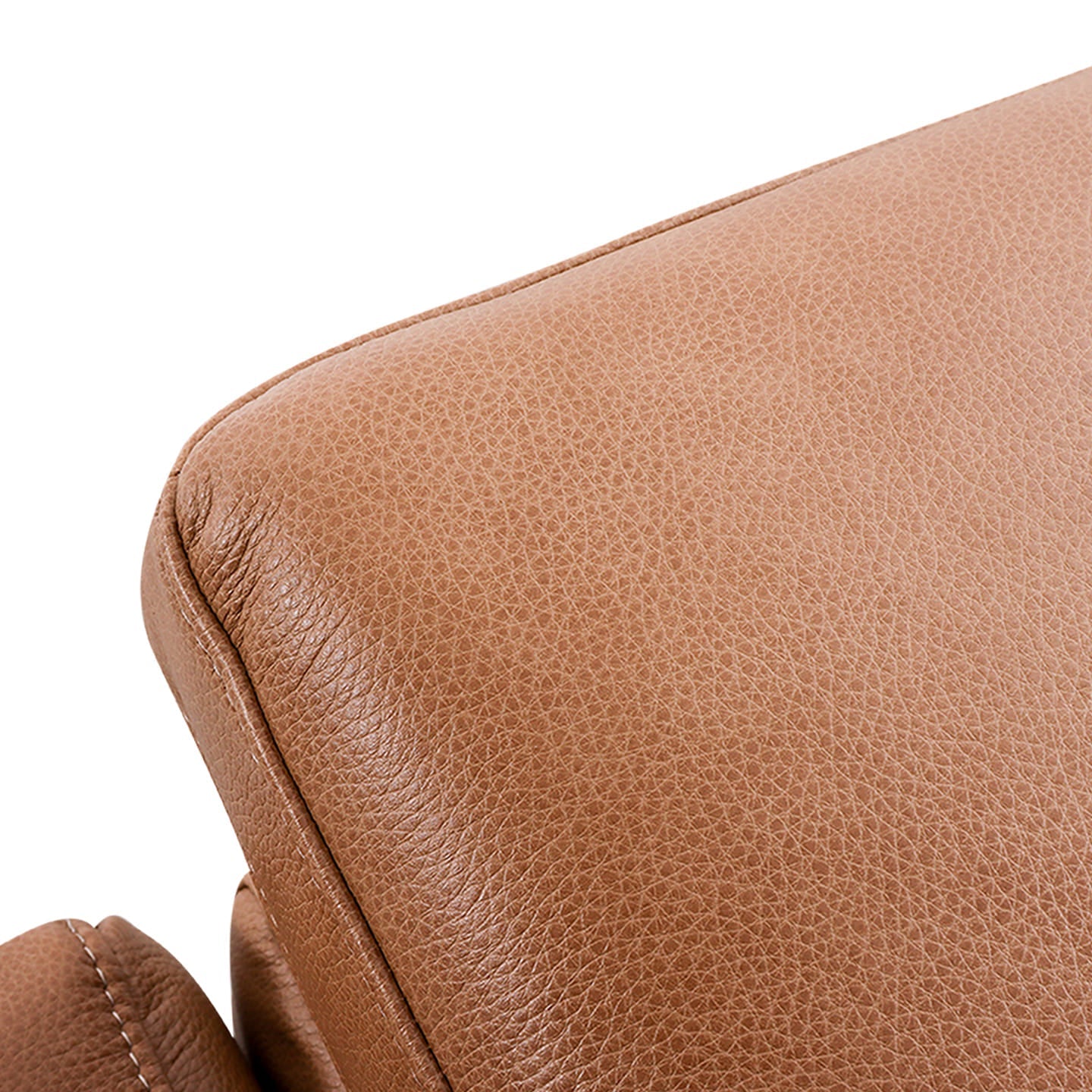 Ecksofa KM6177 in Leder Pure in tan - Sitzdesign