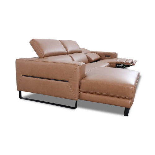 Bild 1 in Galerieansicht laden. Ecksofa KM6177 in Leder Pure in tan - Sitzdesign