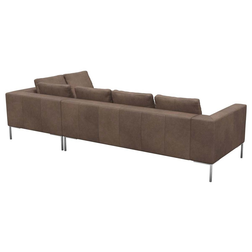 Ecksofa LOANO in Leder Nature