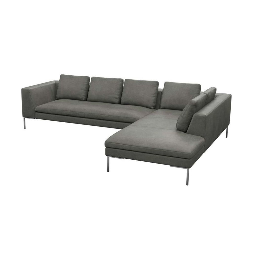 Ecksofa LOANO in Leder Nature