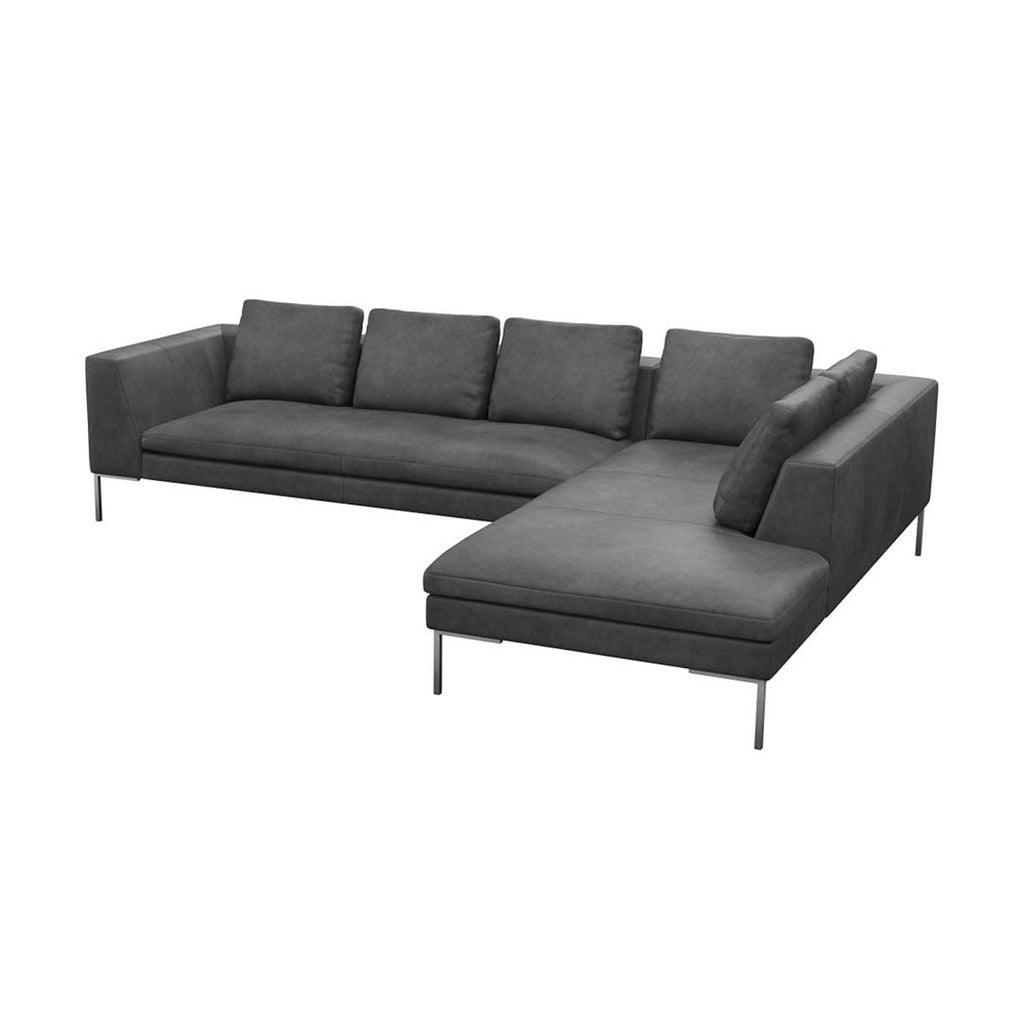 Ecksofa LOANO in Leder Nature