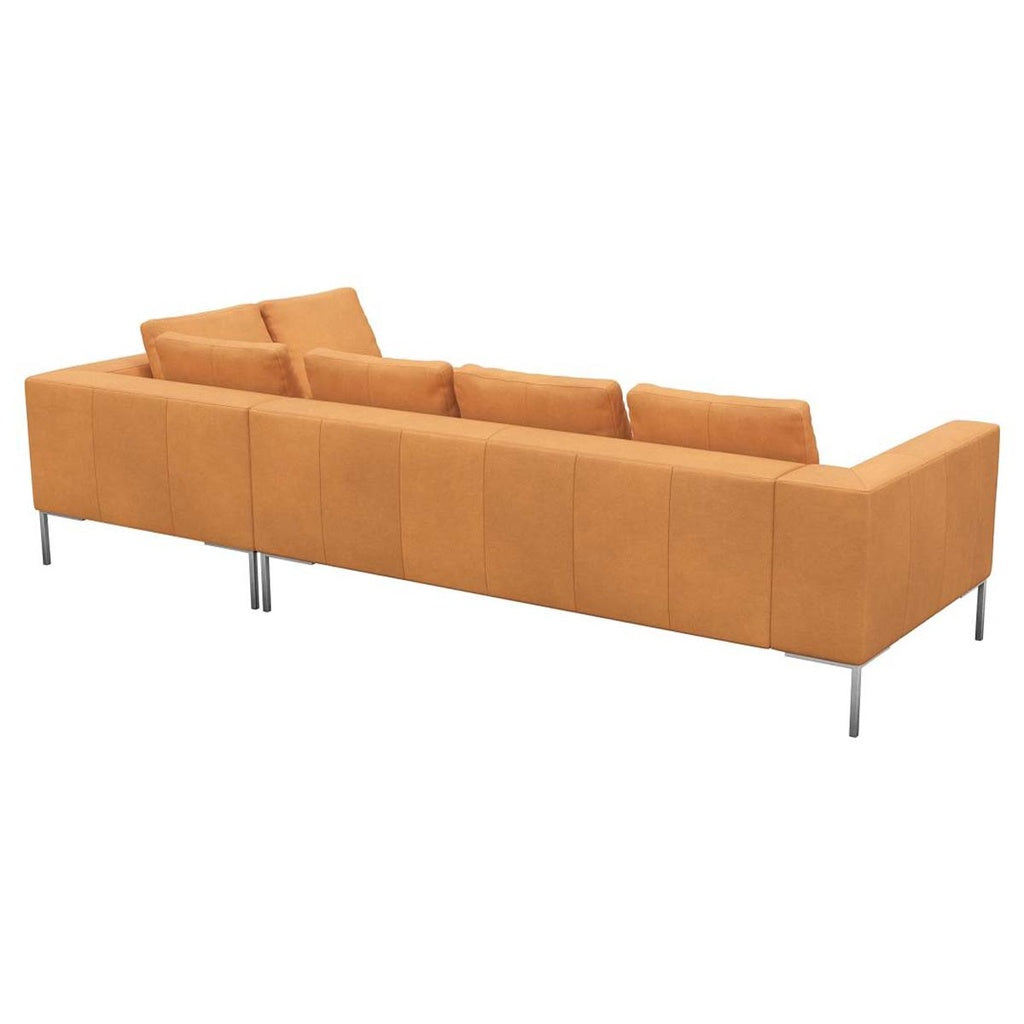 Ecksofa LOANO in Leder Nature