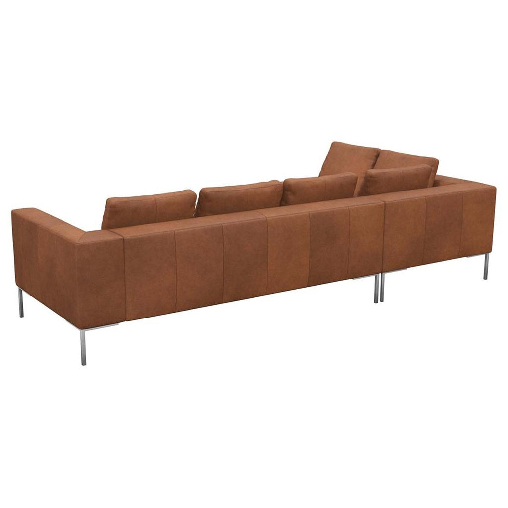 Ecksofa LOANO in Leder Nature