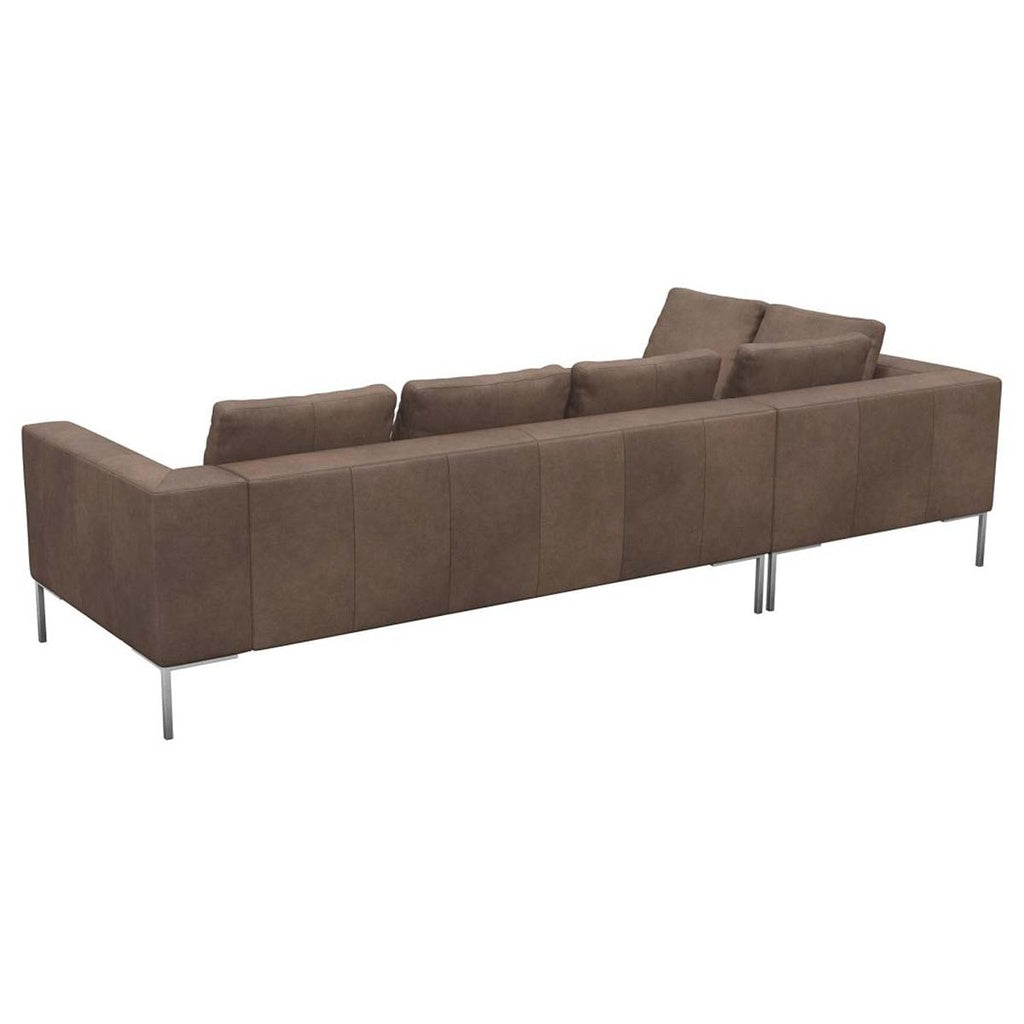 Ecksofa LOANO in Leder Nature