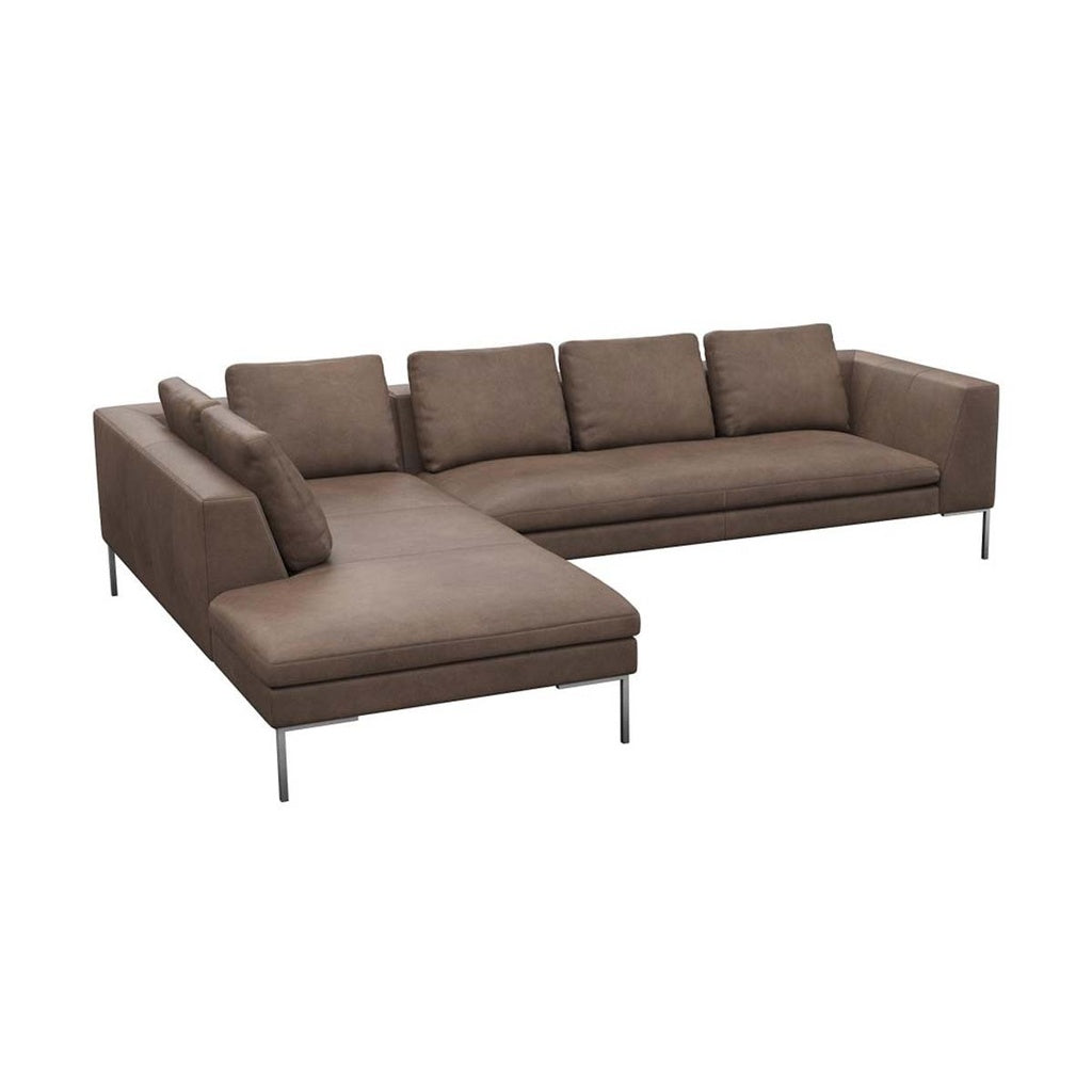 Ecksofa LOANO in Leder Nature