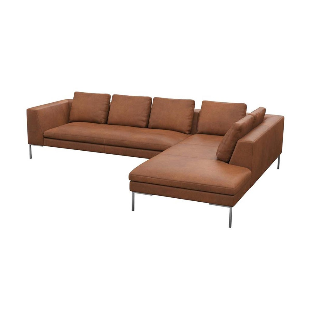 Ecksofa LOANO in Leder Nature