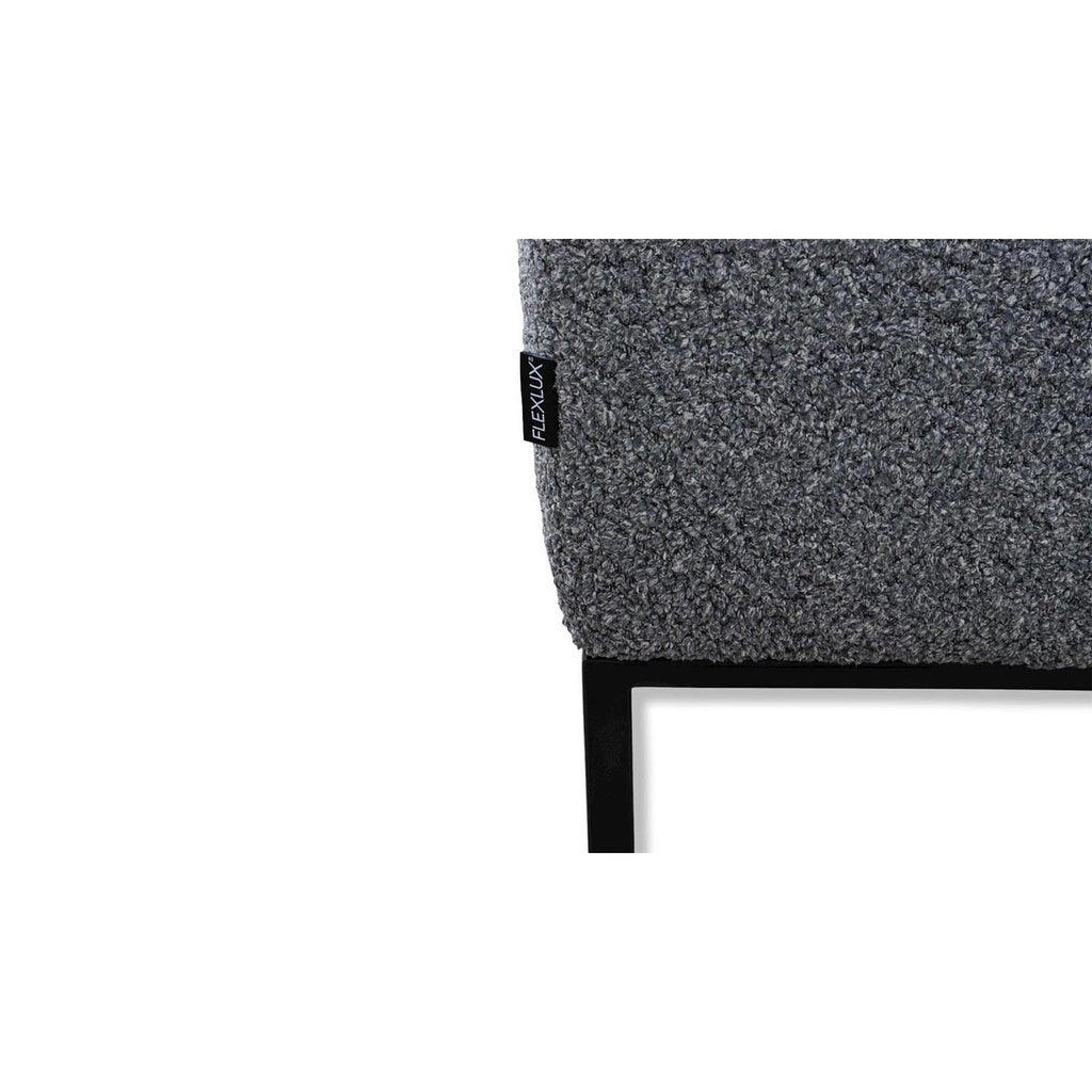 Ecksofa LOANO in Stoff Bormio grau - Ecksofa Stoff